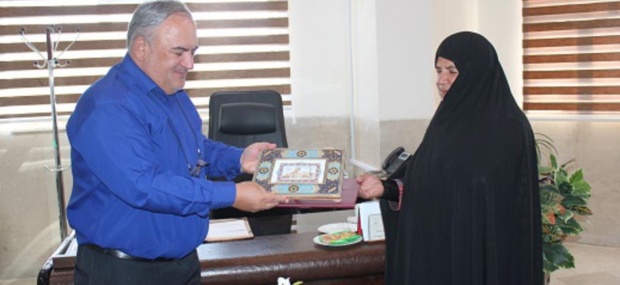 دیدار هیئت مدیره انجمن خیرین سلامت و بیماران خاص حضرت زهرا(س)با مدیر شبکه بهداشت و درمان شهرستان