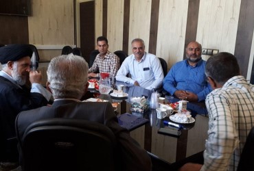 جلسه هیات مدیره انجمن خیرین بهداشت و سلامت ثامن الحجج(ع) شهرستان شاهین شهر ومیمه مورخ 13 مرداد ماه