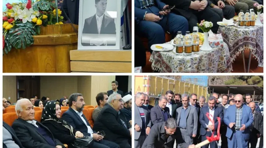 آیین کلنگ زنی مرکز خدمات جامع سلامت زنده یاد دکتر بردیا لاجوردی